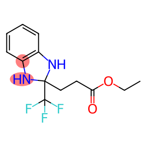 Ethyl 3-(2-(trifluoroMethyl)-2,3-dihydro-1H-benzo[d]iMidazol-2-yl)propanoate