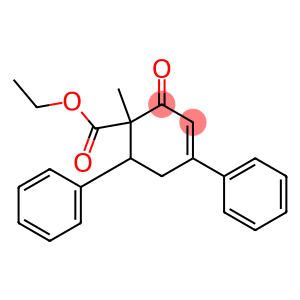 3-Cyclohexene-1-carboxylicacid, 1-methyl-2-oxo-4,6-diphenyl-, ethyl ester