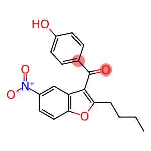 (2-butyl-5-nitrobenzofuran-3-yl)(4-hydroxyphenyl)methanone