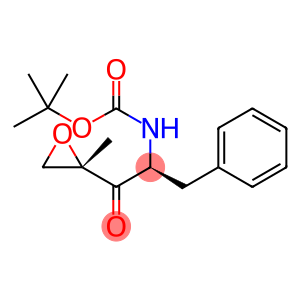 Tert-butyl ((S)-1-((S)-2-methyloxiran-2-yl)-1-oxo-3-phenylpropan-2-yl)carbamate