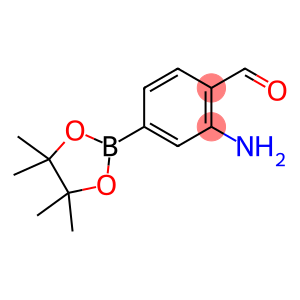 2-Amino-4-(4,4,5,5-tetramethyl-1,3,2-dioxaborolan- 2-yl)benzaldehyde...