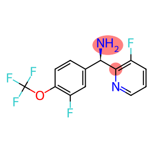(R)-(3-fluoro-4-(trifluoromethoxy)phenyl)(3-fluoropyridin-2-yl)methanamine