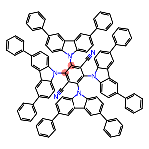 2,3,5,6-四(3,6-二苯基-9-咔唑基)-对苯二腈