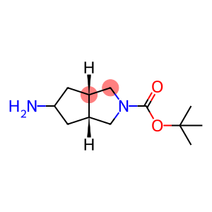 Cyclopenta[c]pyrrole-2(1H)-carboxylic acid, 5-aminohexahydro-, 1,1-dimethylethyl ester, (3aR,6aS)-rel-