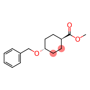 Cyclohexanecarboxylic acid, 4-(phenylmethoxy)-, methyl ester, trans-