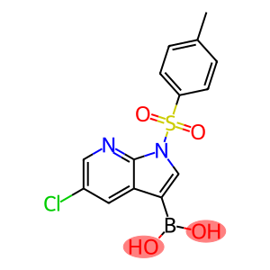 [5-chloro-1-(4-methylbenzenesulfonyl)-1H-pyrrolo[2,3-b]pyridin-3-yl]boronic acid