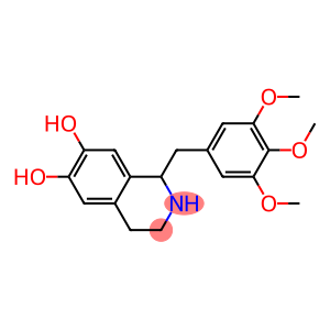 1-[(3,4,5-trimethoxyphenyl)methyl]-1,2,3,4-tetrahydroisoquinoline-6,7-diol