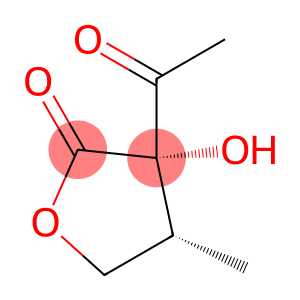 2(3H)-Furanone, 3-acetyldihydro-3-hydroxy-4-methyl-, (3S,4R)- (9CI)