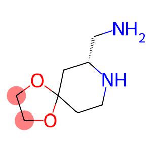 1,4-Dioxa-8-azaspiro[4.5]decane-7-methanamine, (7R)-