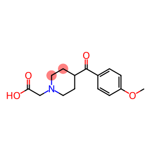 [4-(4-Methoxybenzoyl)piperidin-1-yl]acetic acid