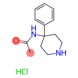 Acetamide, N-(4-phenyl-4-piperidinyl)-, monohydrochloride