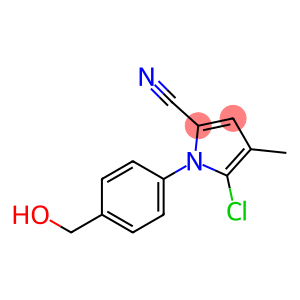 5-Chloro-1-(4-(hydroxymethyl)phenyl)-4-methyl-1H-pyrrole-2-carbonitrile