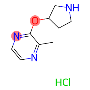 2-Methyl-3-(pyrrolidin-3-yloxy)pyrazine hydrochloride