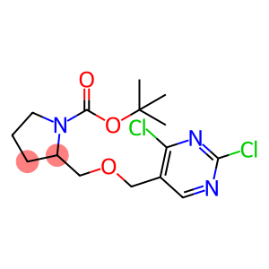 2-(2,4-Dichloro-pyrimidin-5-ylmethoxymethyl)-pyrrolidine-1-carboxylic acid tert-butyl ester