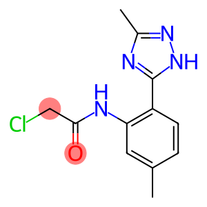 2-氯-N-[5-甲基-2-(5-甲基-4H-1,2,4-三唑-3-基)苯基]乙酰胺