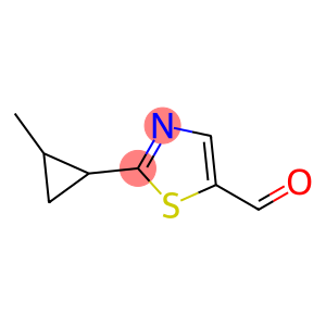 2-(2-methylcyclopropyl)-1,3-thiazole-5-carbaldehyde