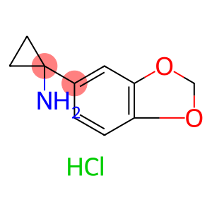 1-(1,3-dioxaindan-5-yl)cyclopropan-1-amine hydrochloride