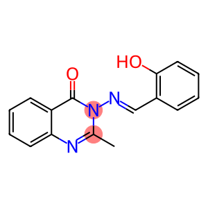 3-{[(2-hydroxyphenyl)methylidene]amino}-2-methyl-3,4-dihydroquinazolin-4-one