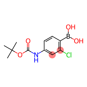 Carbamic acid, N-(4-borono-3-chlorophenyl)-, C-(1,1-dimethylethyl) ester