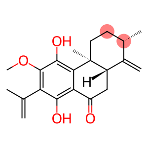 9(1H)-Phenanthrenone, 2,3,4,4a,10,10a-hexahydro-5,8-dihydroxy-6-methoxy-2,4a-dimethyl-1-methylene-7-(1-methylethenyl)-, (2S,4aS,10aS)-