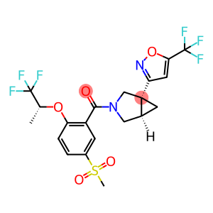 [5-Methanesulfonyl-2-((R)-2,2,2-trifluoro-1-methyl-ethoxy)-phenyl]-[(1R,5R)-1-(5-trifluoromethyl-isoxazol-3-yl)-3-aza-bicyclo[3.1.0]