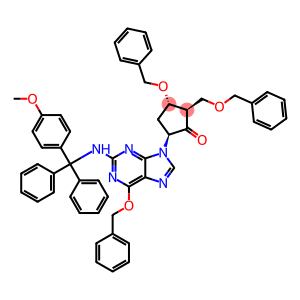 (2R,3S,5S)-3-苄氧基-5-[2-[[(4-甲氧基苯基)二苯基甲基]氨基]-6-苄氧基-9H-嘌呤-9-基]-2-苄氧基甲基环戊酮