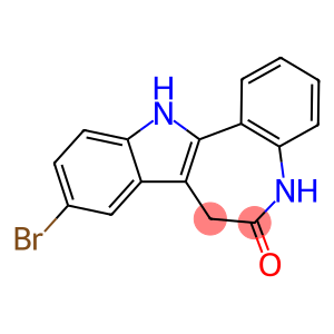 9-Bromo-7,12-dihydro-indolo[3,2-d][1]benzazepin-6(5H)-one,  NSC  664704