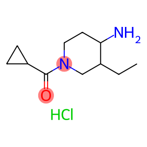 1-cyclopropanecarbonyl-3-ethylpiperidin-4-amine hydrochloride