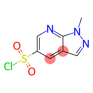 1-methyl-1H-pyrazolo[3,4-b]pyridine-5-sulfonyl chloride