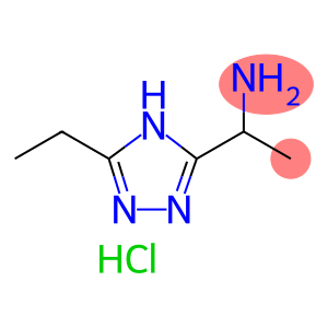 1-(5-乙基-1H-1,2,4-三唑-3-基)乙烷-1-胺盐酸