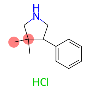 3,3-二甲基-4-苯基吡咯烷盐酸盐