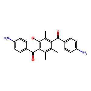 Methanone, (2,3,5,6-tetramethyl-1,4-phenylene)bis[(4-aminophenyl)- (9CI)