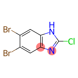 1H-Benzimidazole, 5,6-dibromo-2-chloro-