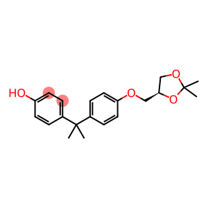 (S)-4-(2-(4-((2,2-dimethyl-1,3-dioxolan-4-yl)methoxy)phenyl)propan-2-yl)phenol