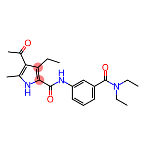 4-acetyl-N-[3-(diethylcarbamoyl)phenyl]-3-ethyl-5-methyl-1H-pyrrole-2-carboxamide