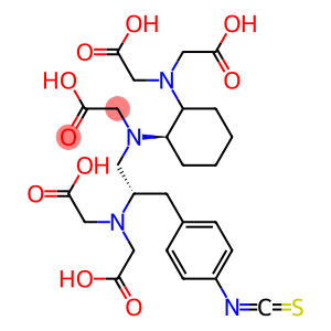 N-(2-amino-3-(4-isothiocyanatophenyl)propyl)cyclohexane-1,2-diamine-N,N',N',N'',N''-pentaacetic acid