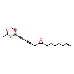 4,6-Octadiyn-3-ol, 8-[(2R,3S)-3-(6-hepten-1-yl)-2-oxiranyl]-, 3-acetate, (3S)-