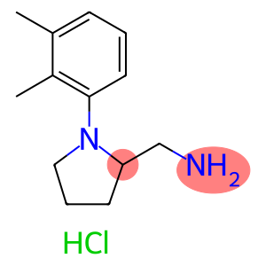 2-Pyrrolidinemethanamine, 1-(2,3-dimethylphenyl)-, hydrochloride (1:1)