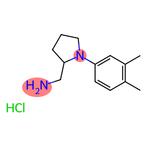 [1-(3,4-dimethylphenyl)pyrrolidin-2-yl]methanamine hydrochloride