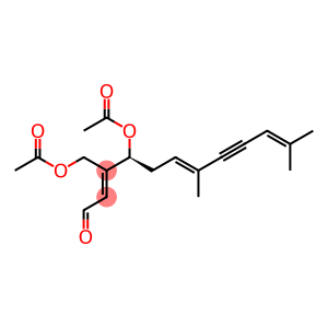 2,6,10-Dodecatrien-8-ynal, 4-(acetyloxy)-3-[(acetyloxy)methyl]-7,11-dimethyl-, (2E,4S,6E)-