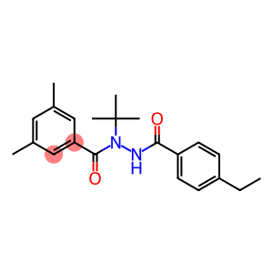 Benzoic acid, 3,5-dimethyl-, 1-(1,1-dimethylethyl)-2-(4-ethylbenzoyl)hydrazide