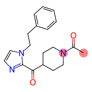 1-(4-(1-苯乙基-1H-咪唑-2-羰基)哌啶-1-基)乙酮