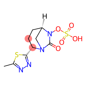 (2S,5R)-2-(5-Methyl-1,3,4-thiadiazol-2-yl)-6-(sulfooxy)-1,6-diazabicyclo[3.2.1]octan-7-one