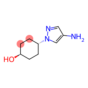 trans-4-(4-amino-1H-pyrazol-1-yl)cyclohexan-1-ol