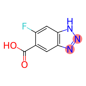 1H-Benzotriazole-5-carboxylic acid, 6-fluoro-