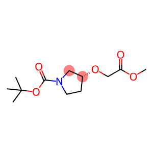 (R)-tert-Butyl 3-(2-methoxy-2-oxoethoxy)pyrrolidine-1-carboxylate