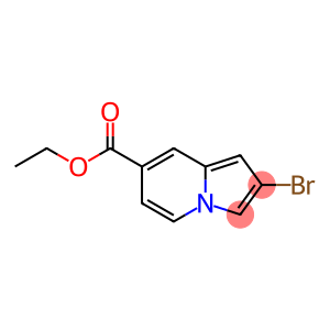 7-Indolizinecarboxylic acid, 2-bromo-, ethyl ester