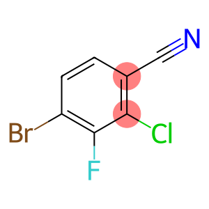 4-bromo-2-chloro-3-fluorobenzonirile