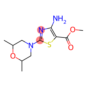 Methyl 4-amino-2-(2,6-dimethylmorpholin-4-yl)-1,3-thiazole-5-carboxylate