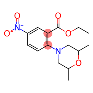 Ethyl 2-(2,6-dimethylmorpholin-4-yl)-5-nitrobenzoate